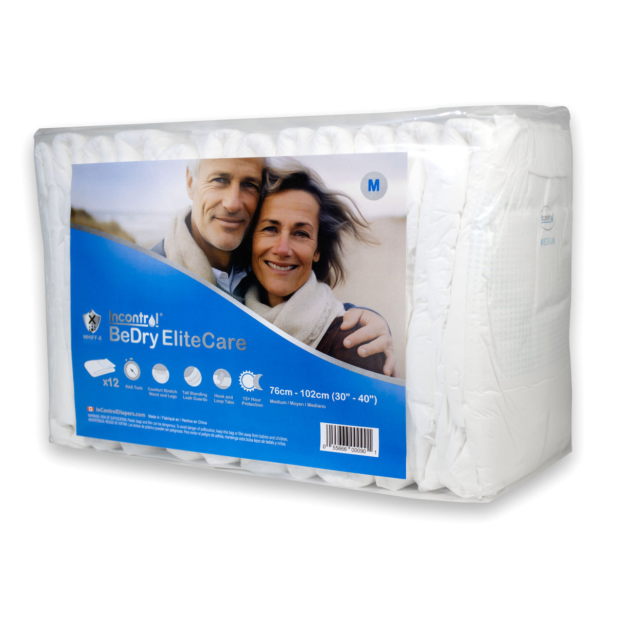 InControl - BeDry EliteCare - Premium Incontinence Briefs