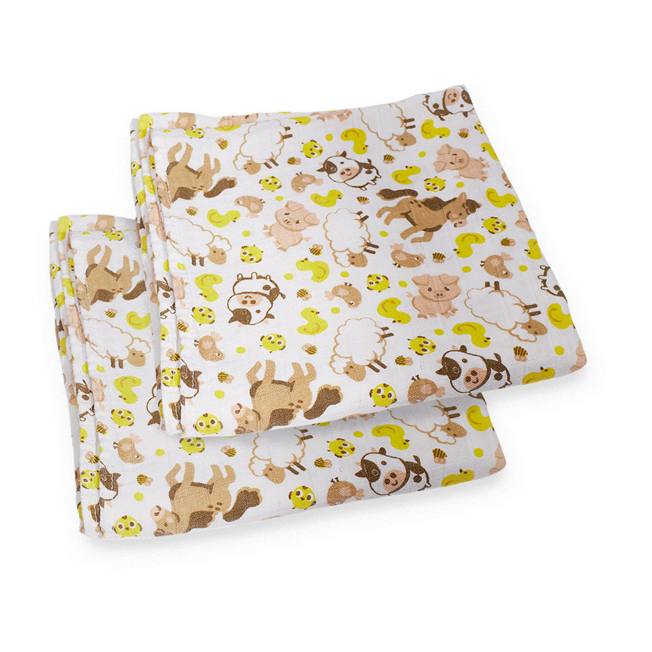 Rearz - Adult Jumbo Barnyard Muslin Gauze Flat Diapers