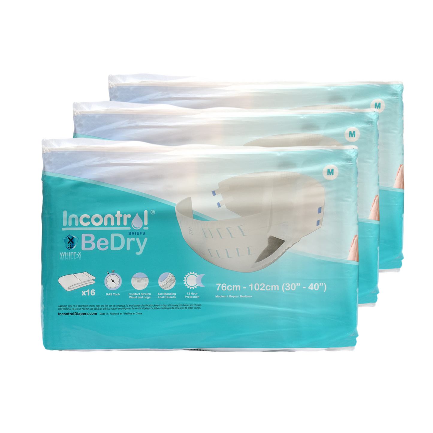 InControl - BeDry - Premium Incontinence Briefs