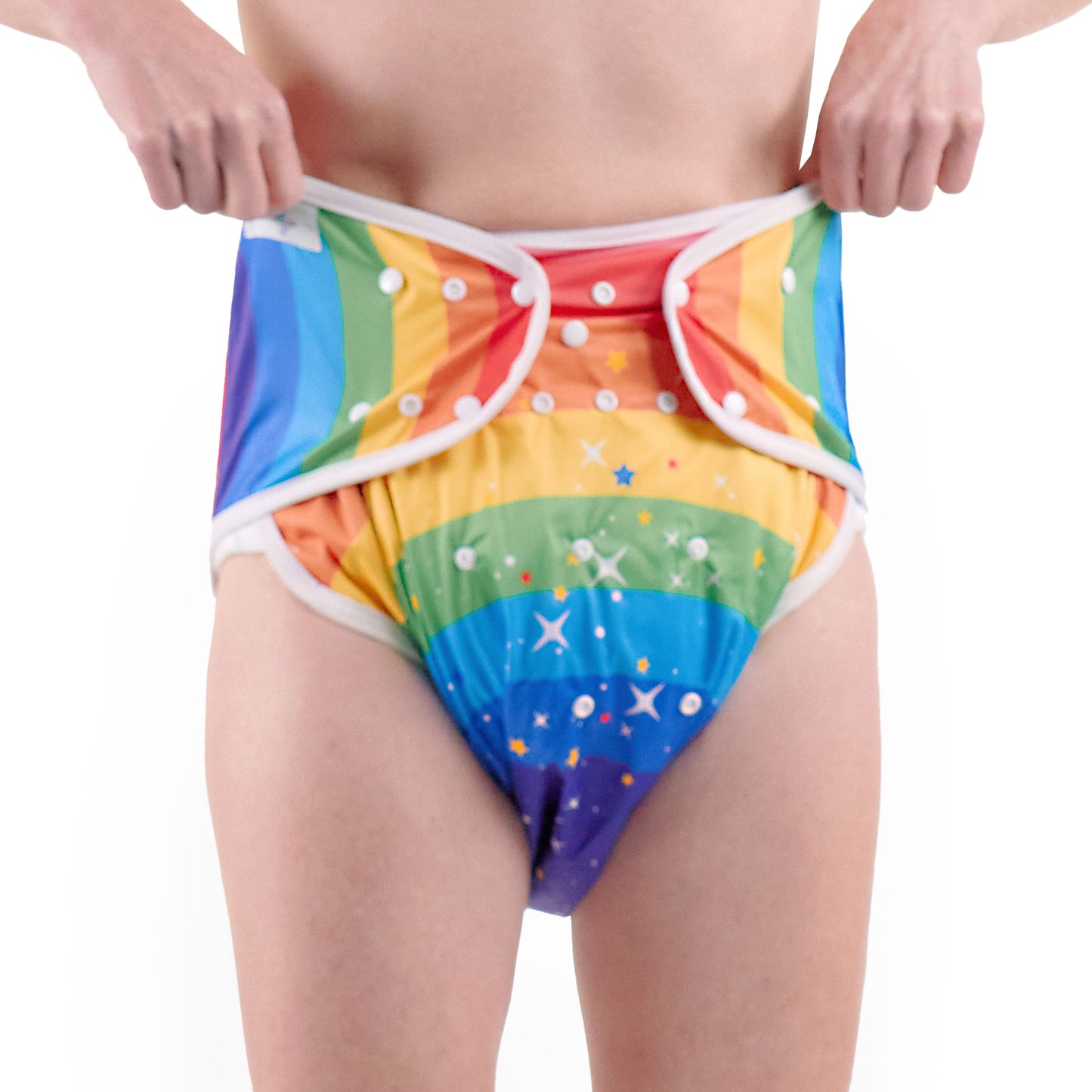 Rearz - Adult Diaper Cover/Wrap - Rainbow Star