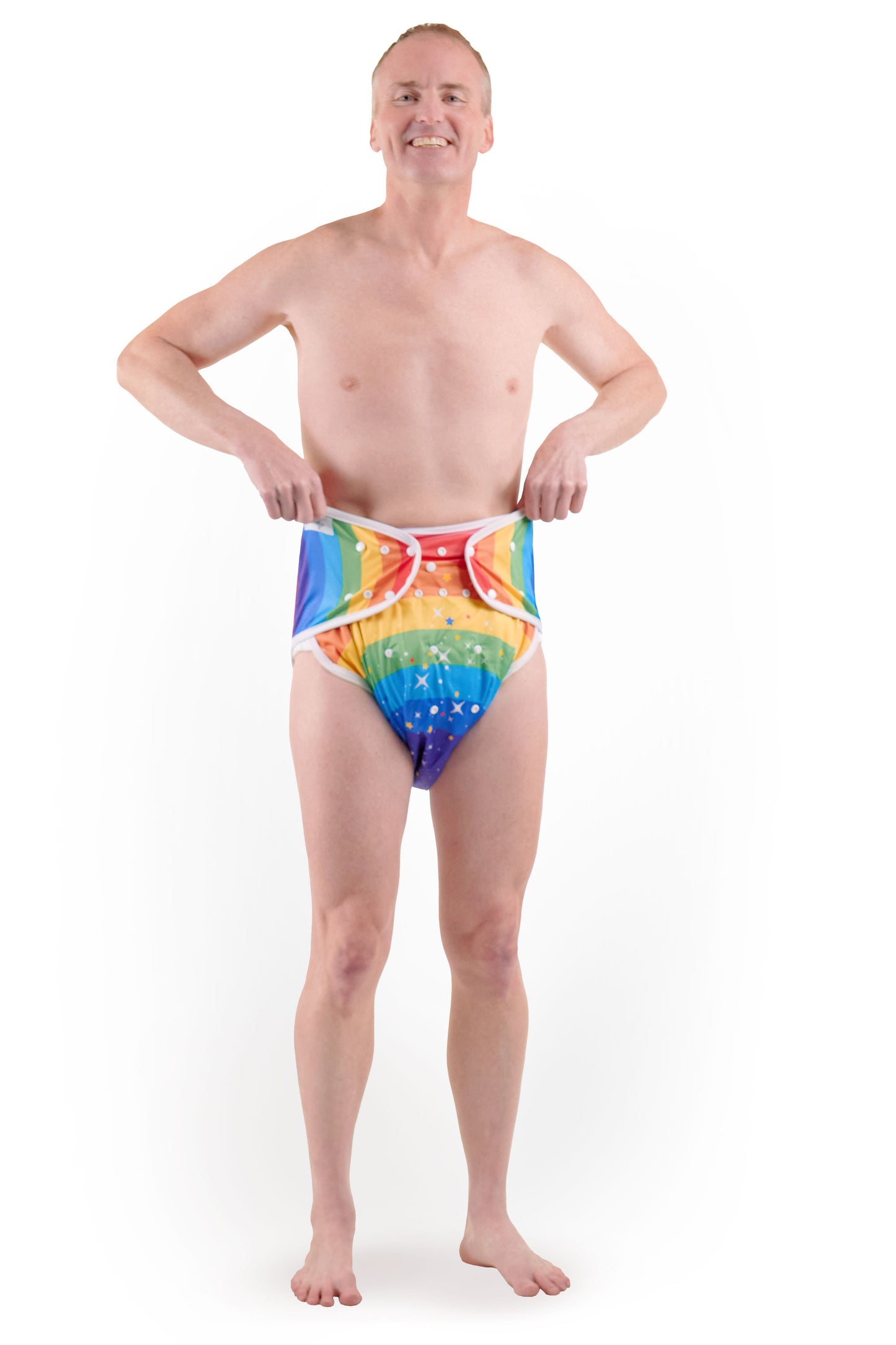 Rearz - Adult Diaper Cover/Wrap - Rainbow Star
