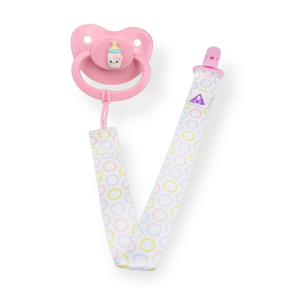 Fixx - Jumbo Adult Pacifier - Baby Bottle - Pink