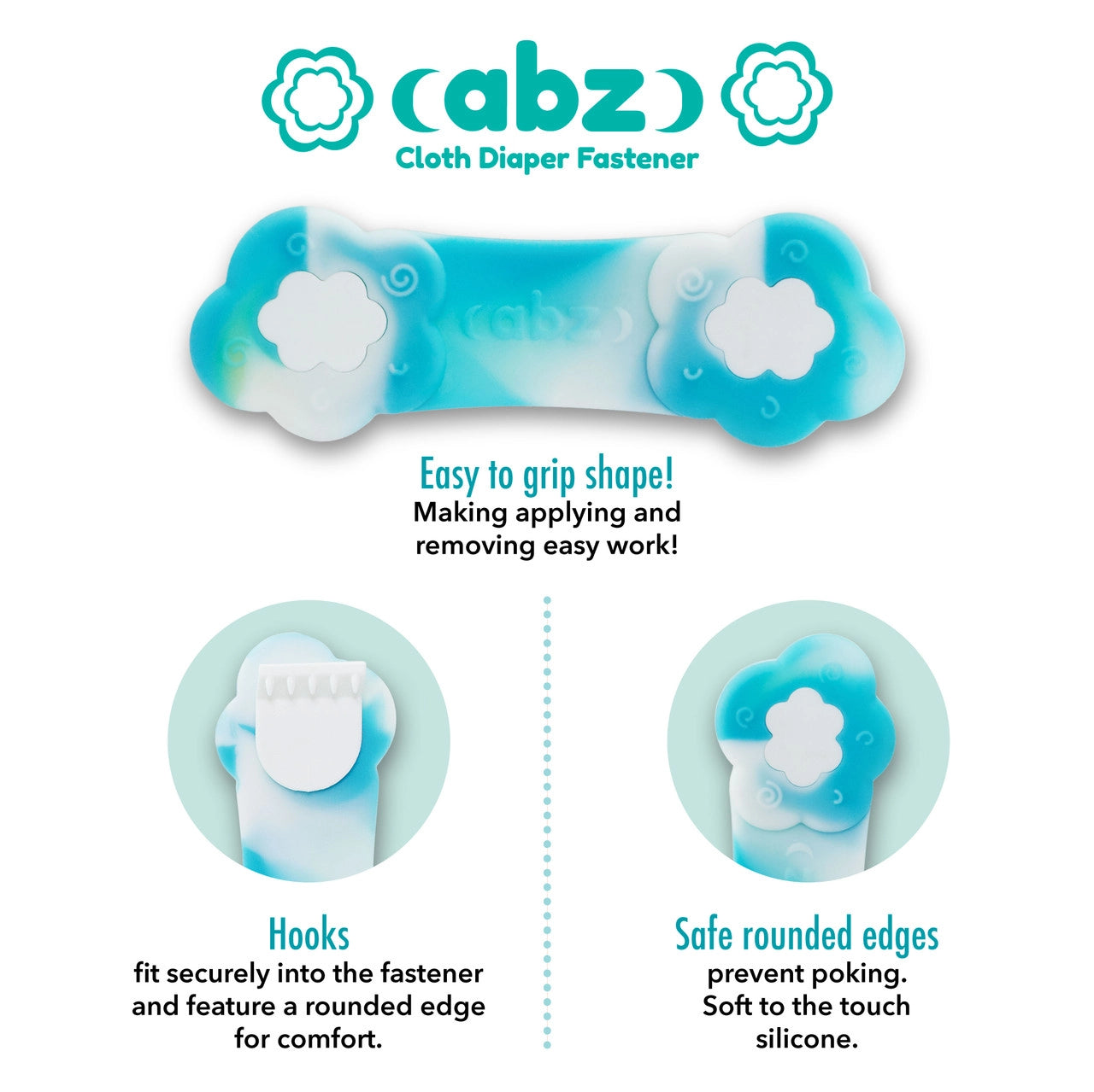 InControl - ABZ Pin Free Diaper Fasteners