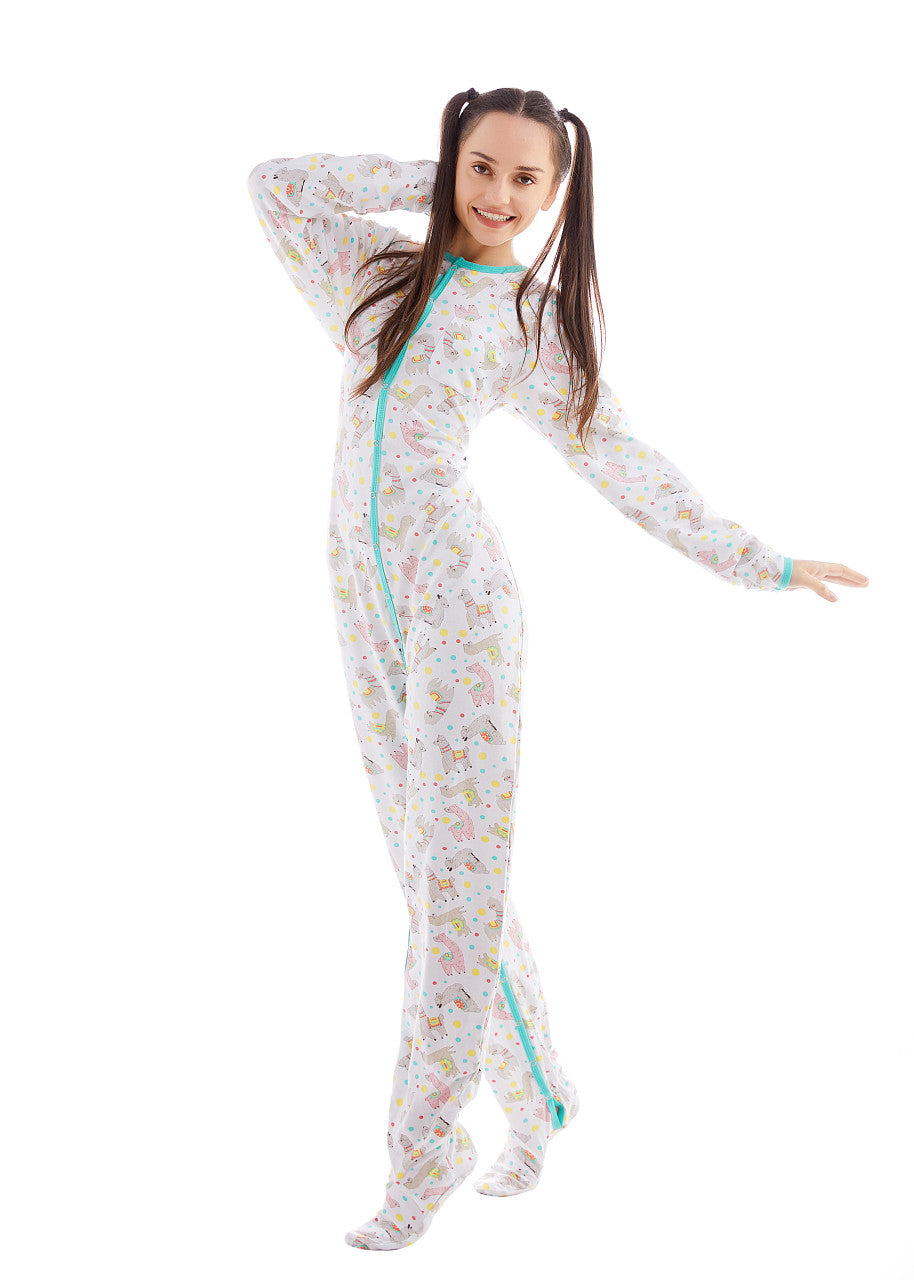 Rearz - Footed Jammies - Alpaca