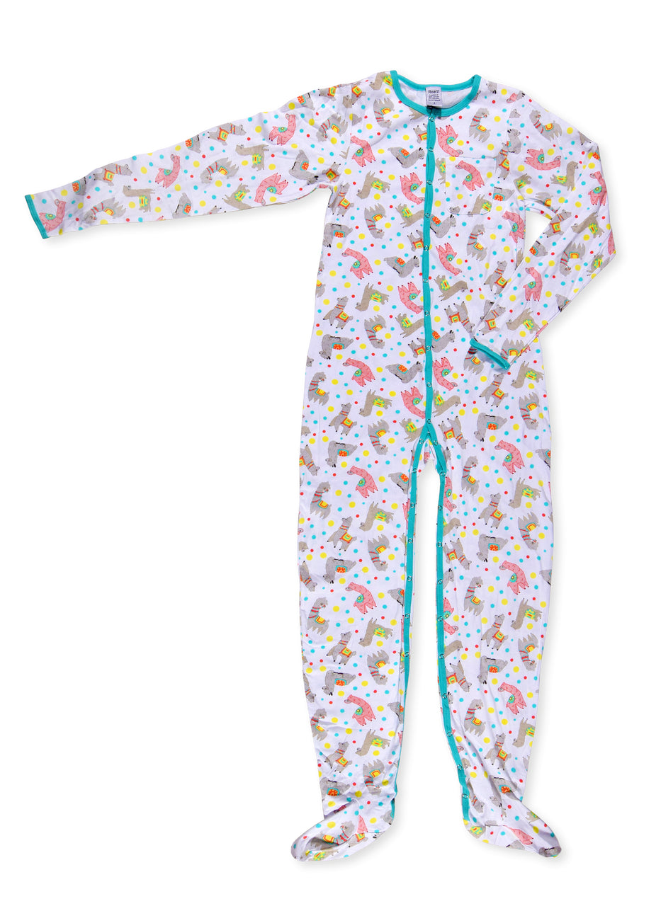 Rearz - Footed Jammies - Alpaca