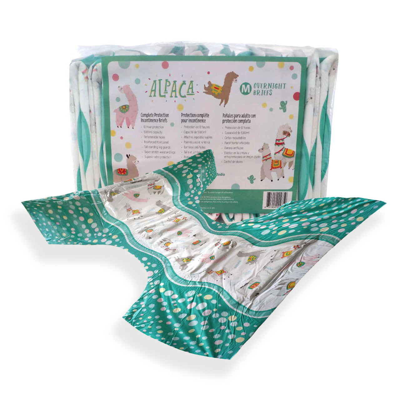 Rearz - Overnight Adult Diapers - Alpaca