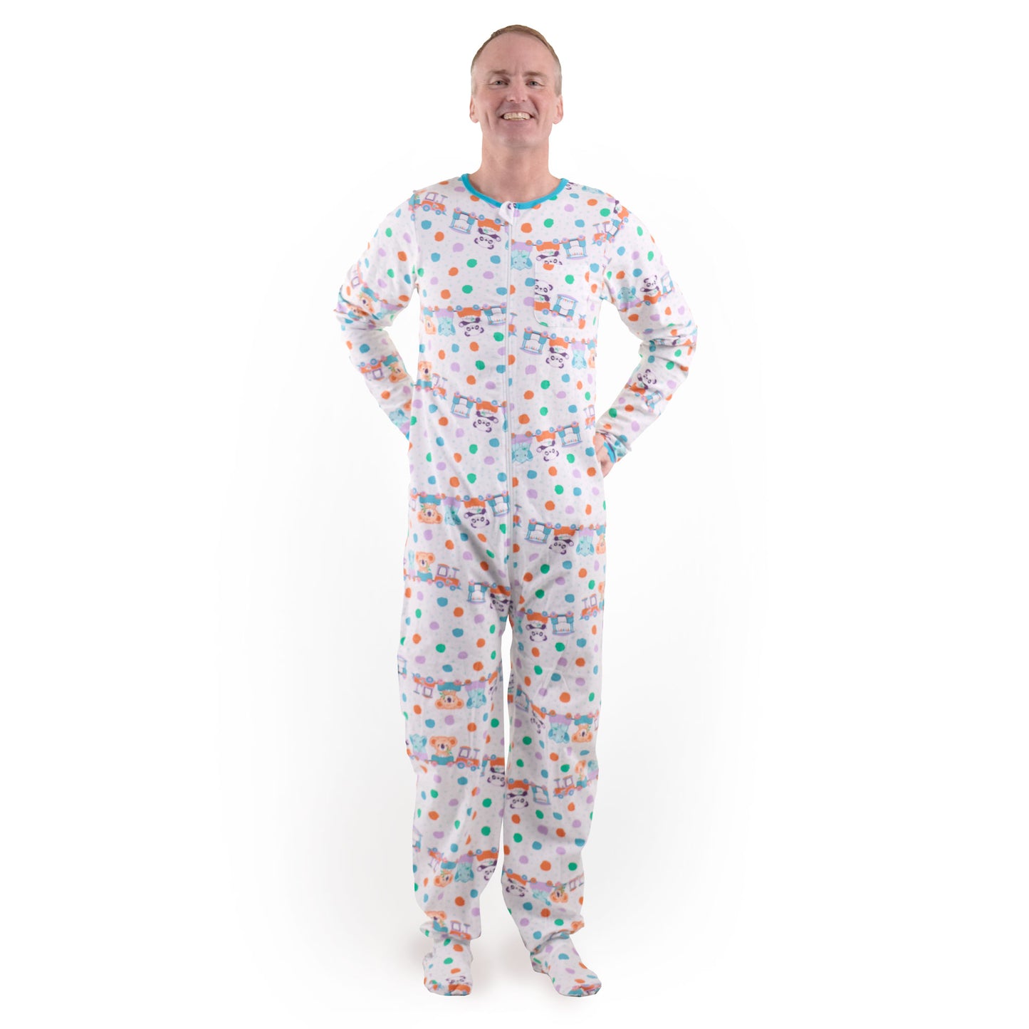 Rearz - Footed Jammies - Critter Caboose
