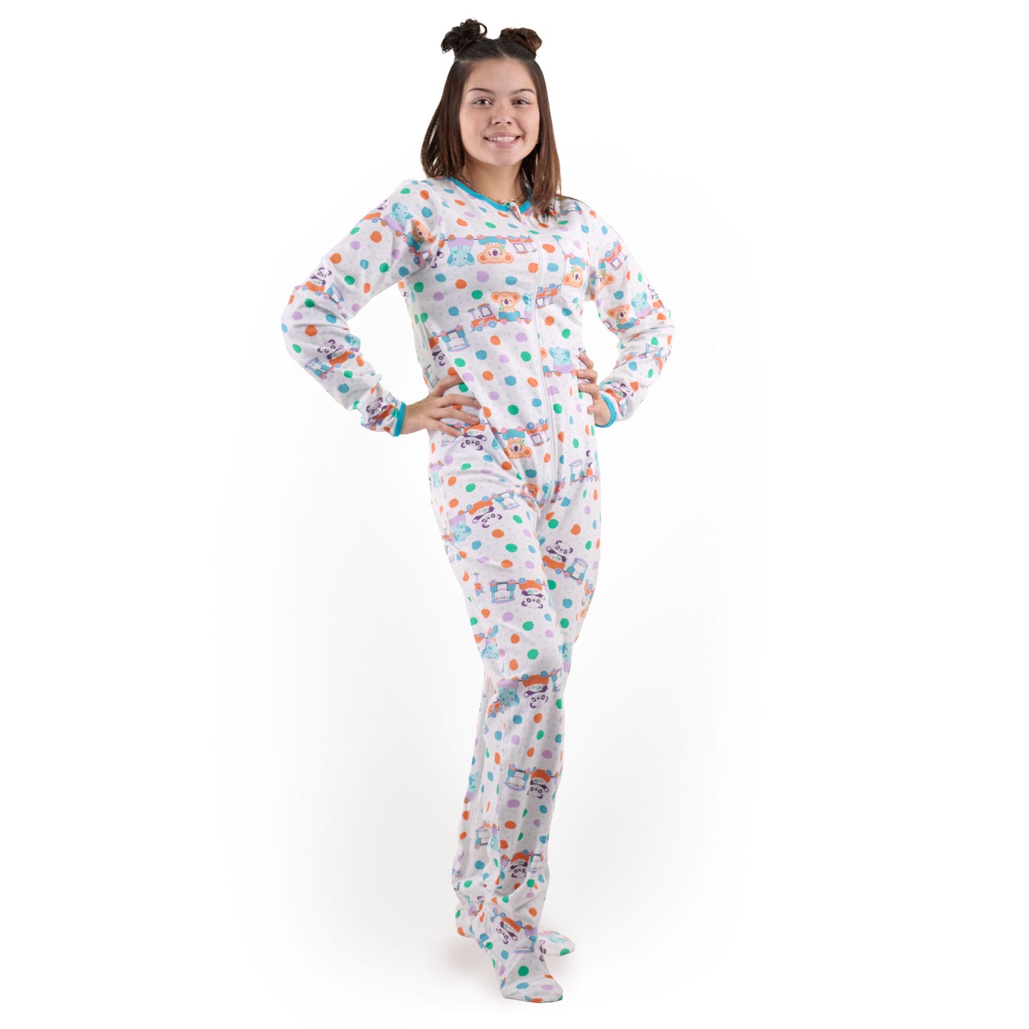 Rearz - Footed Jammies - Critter Caboose