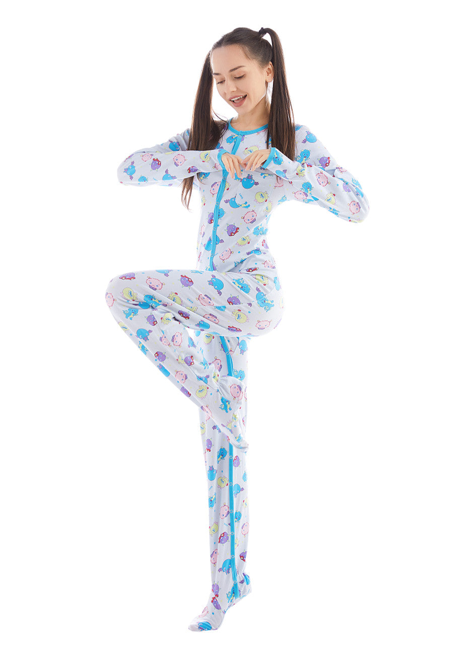 Rearz - Footed Jammies - Lil' Monsters