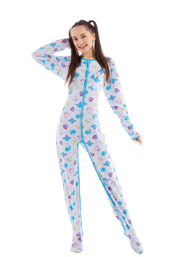 Rearz - Footed Jammies - Lil' Monsters