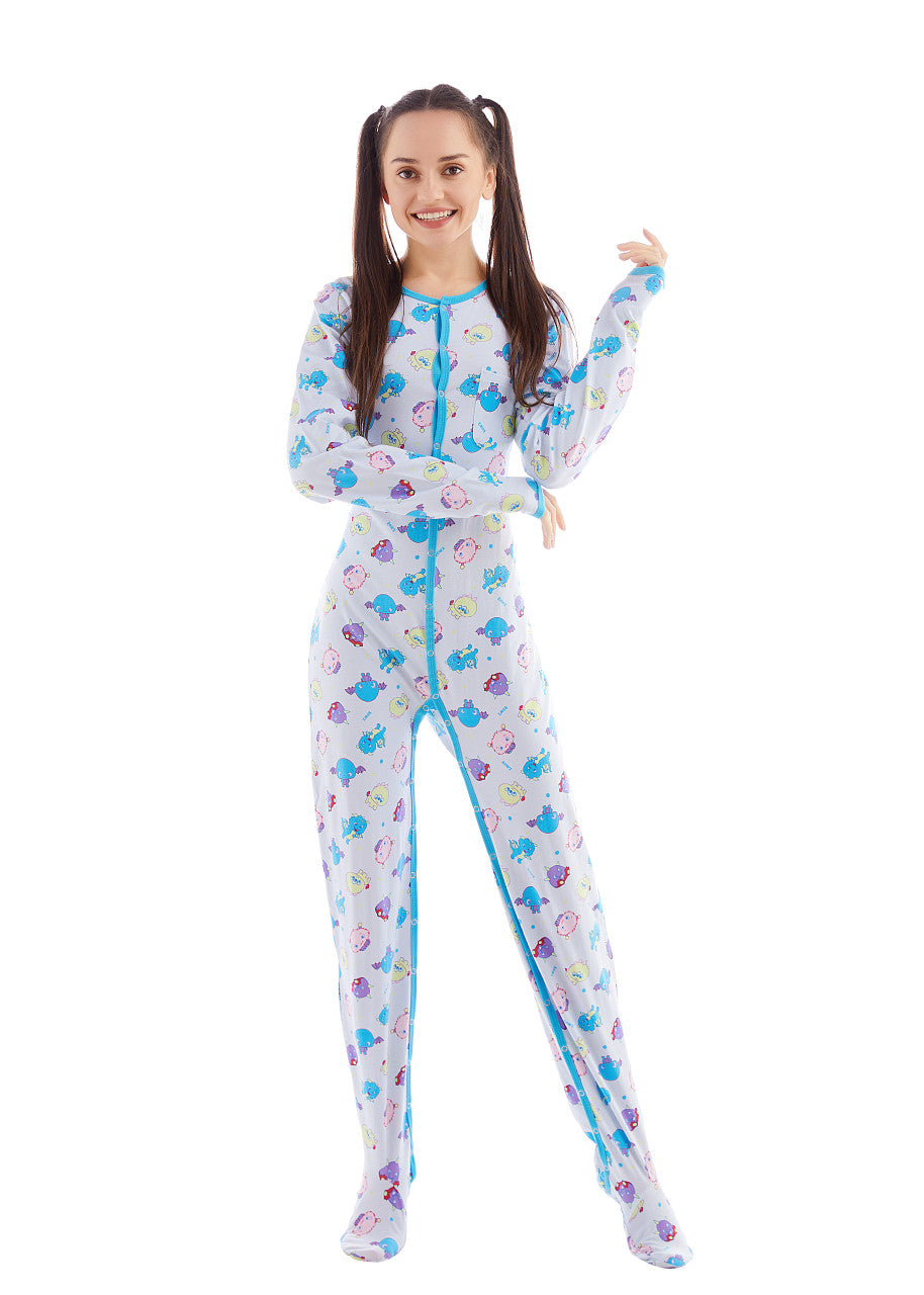 Rearz - Footed Jammies - Lil' Monsters