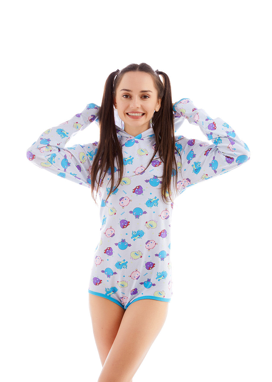 Rearz - Hooded Snapsuit - Lil' Monsters