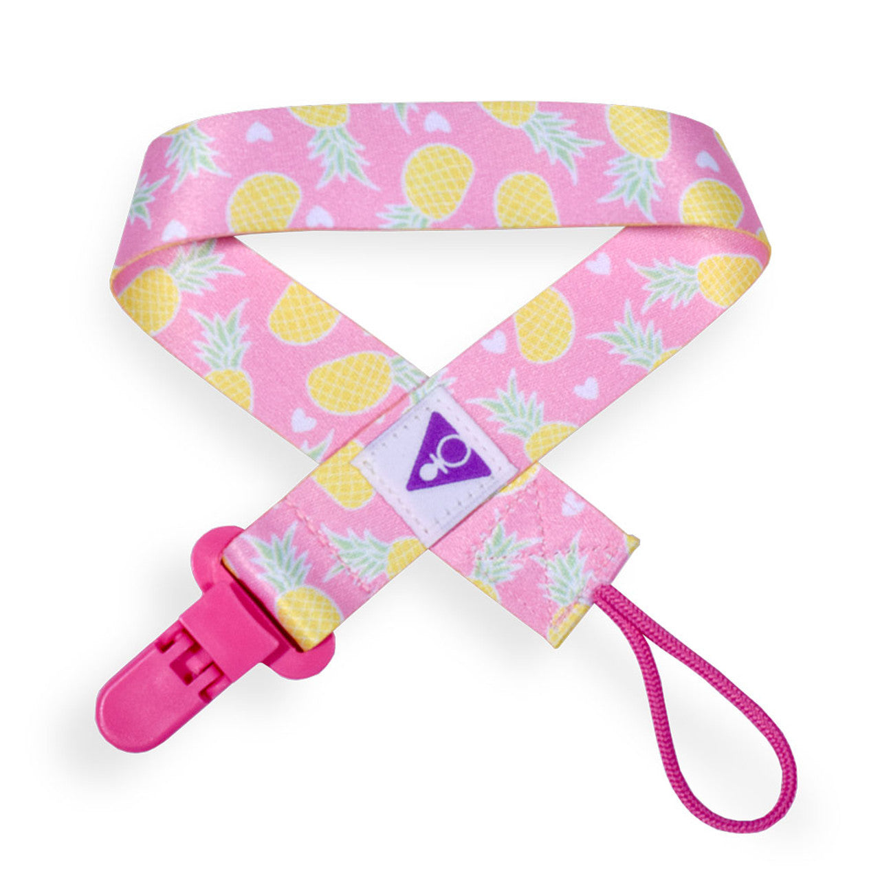 Pacifier Addict - Adult Pacifier Clip - Pineapples