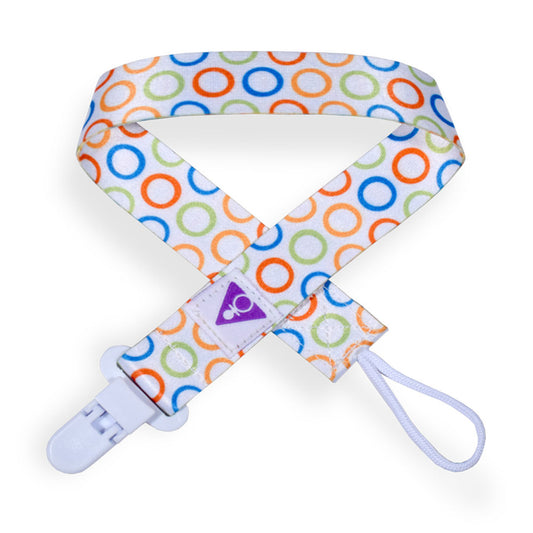 Pacifier Addict - Adult Pacifier Clip - Primary Circles