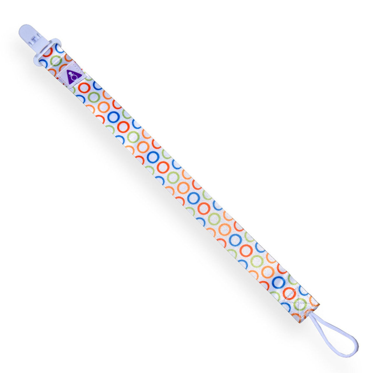 Pacifier Addict - Adult Pacifier Clip - Primary Circles