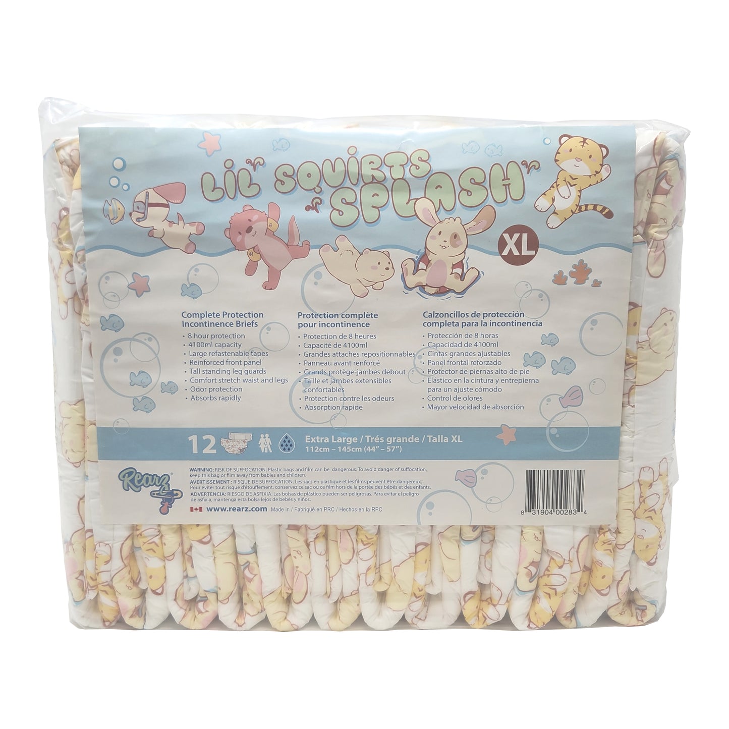 Rearz - Adult Diapers - Lil' Squirts - Splash