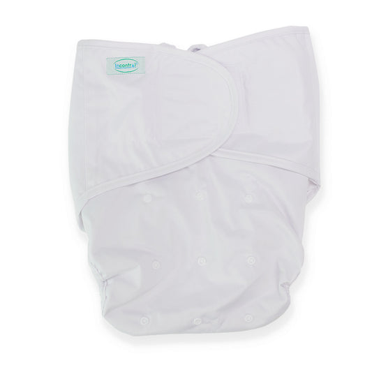 InControl - Adult Diaper Cover/Wrap - White