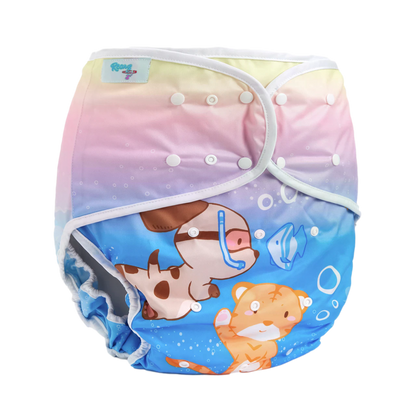 Rearz - Adult Swim Diaper - Splash