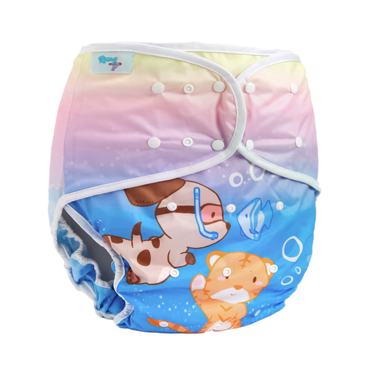 Rearz - Adult Swim Diaper - Splash
