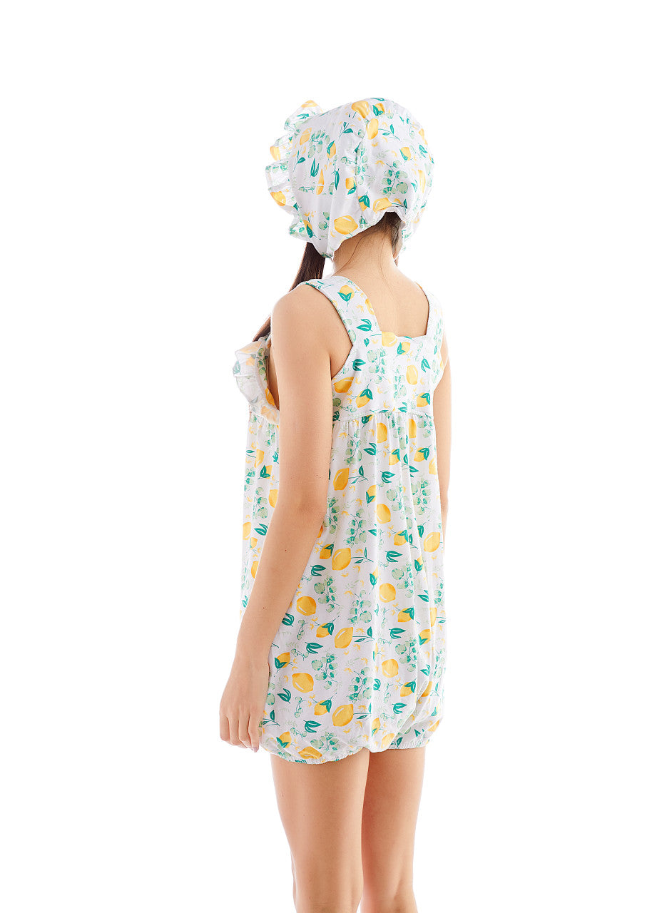 Rearz - Lemon Romper with Bonnet