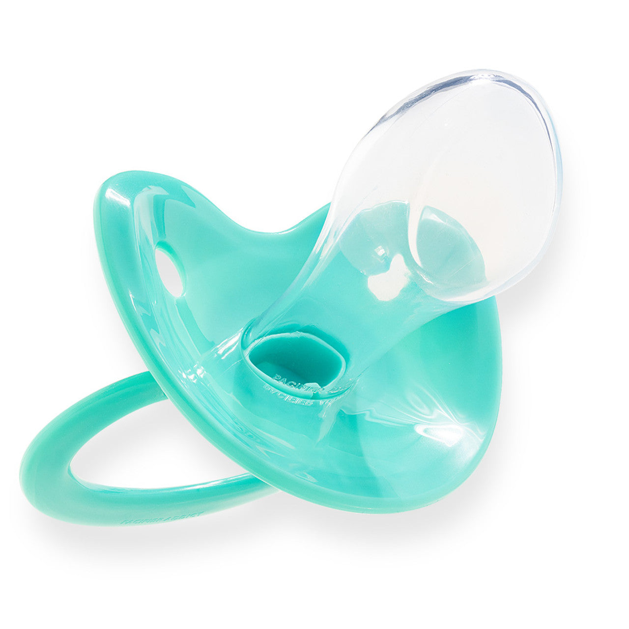 Turquoise Pacifier Fixx - Jumbo Adult Pacifier - Turquoise – Diapersharks.com