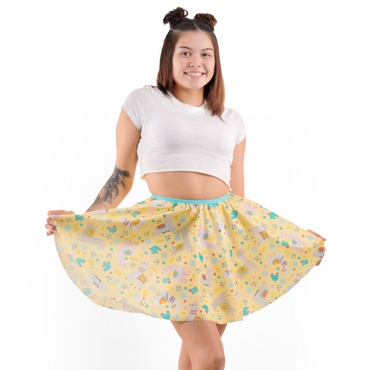 Rearz - Mini Skater Skirt - Alpaca