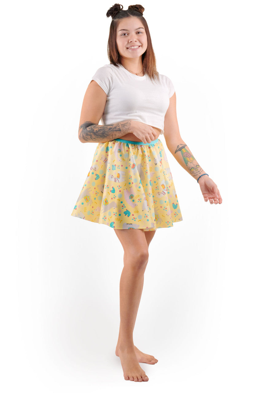 Rearz - Mini Skater Skirt - Alpaca