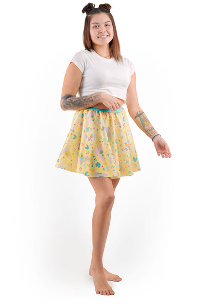 Rearz - Mini Skater Skirt - Alpaca