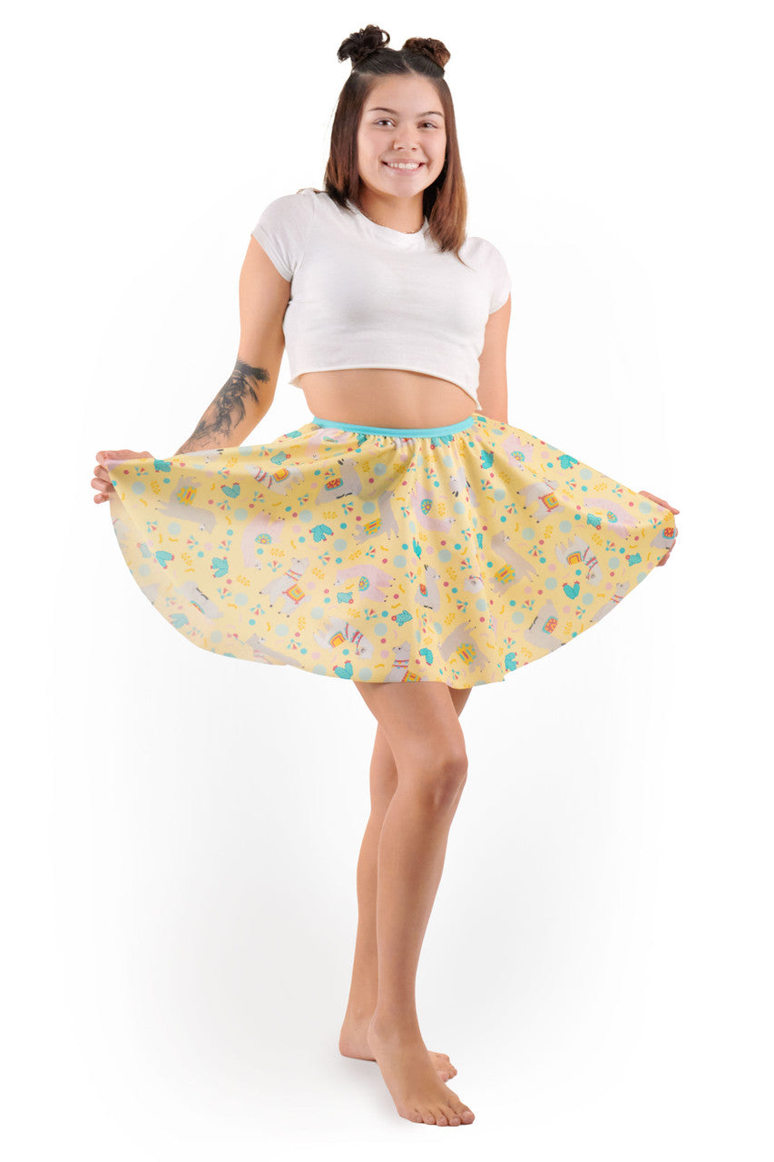 Rearz - Mini Skater Skirt - Alpaca