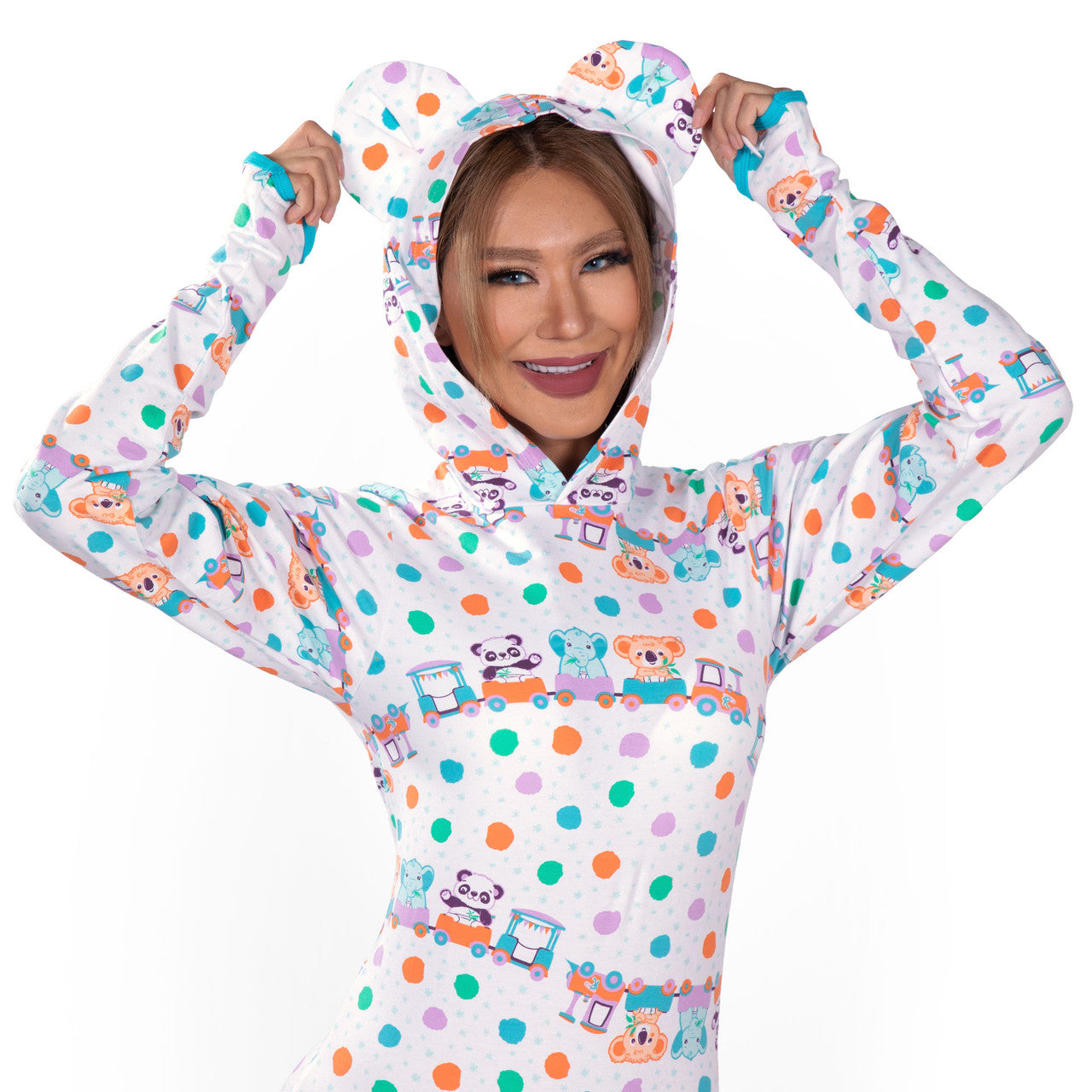 Rearz - Unisex Adult Hooded Bodysuit - Critter Caboose