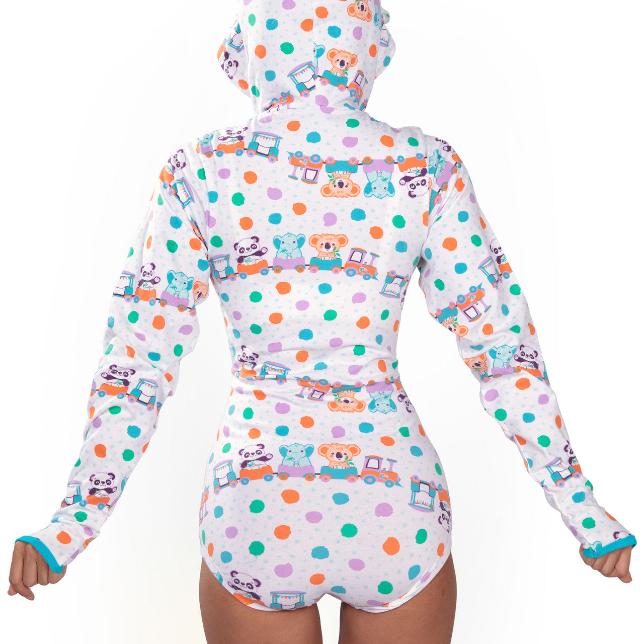 Rearz - Unisex Adult Hooded Bodysuit - Critter Caboose