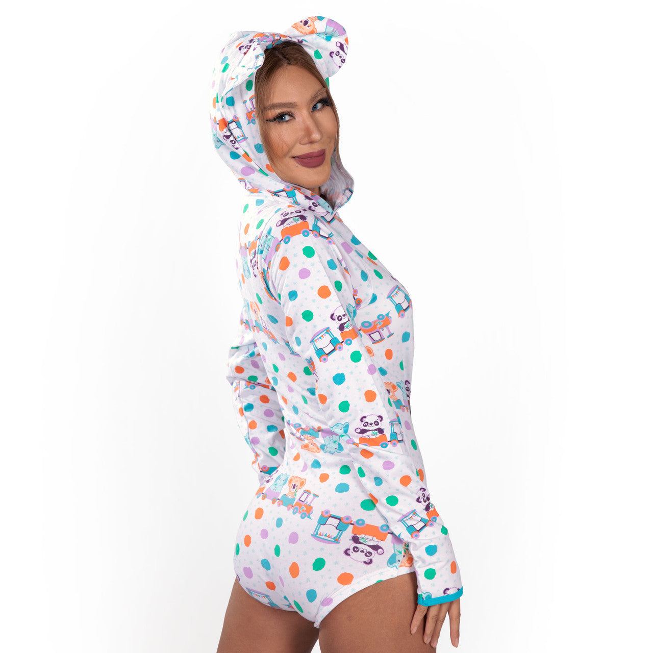 Rearz - Unisex Adult Hooded Bodysuit - Critter Caboose