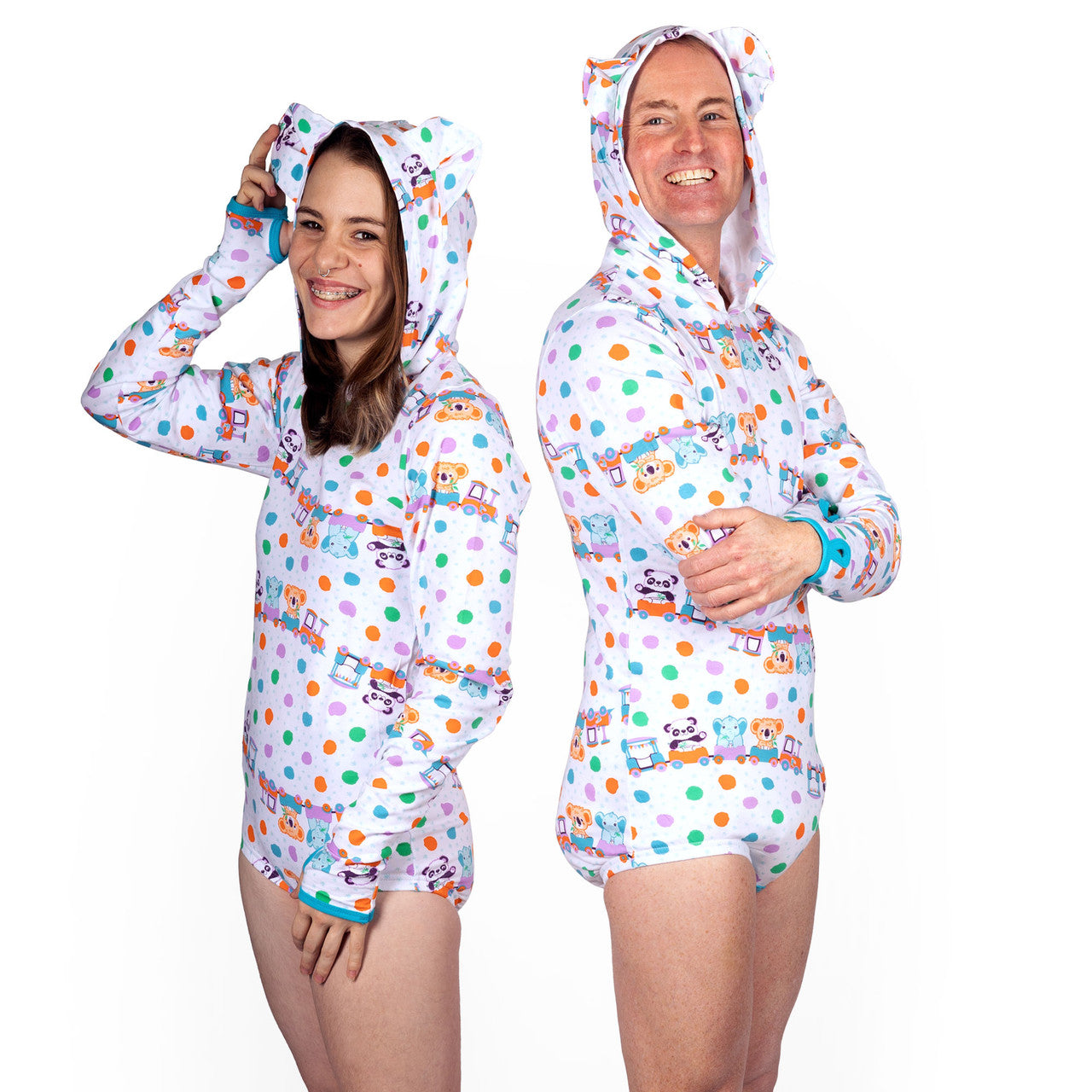 Rearz - Unisex Adult Hooded Bodysuit - Critter Caboose