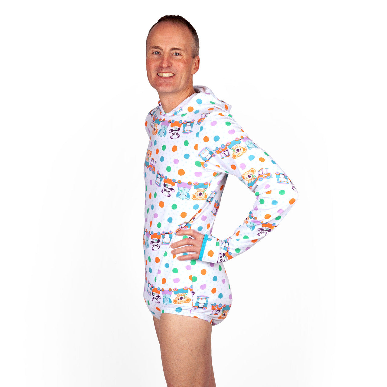 Rearz - Unisex Adult Hooded Bodysuit - Critter Caboose