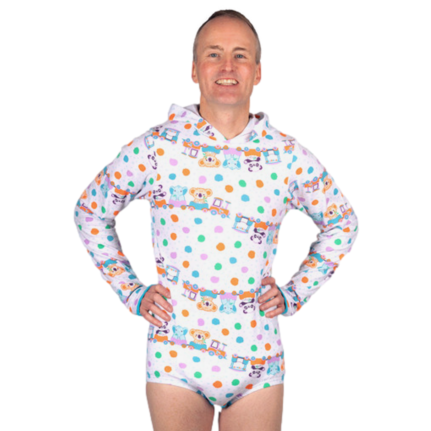 Rearz - Unisex Adult Hooded Bodysuit - Critter Caboose