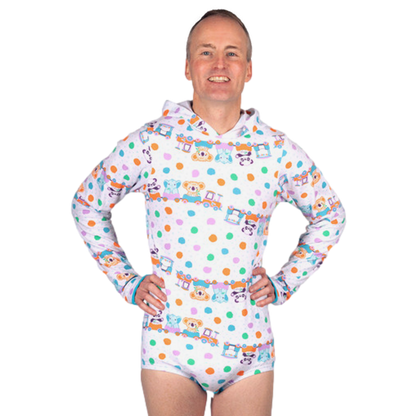 Rearz - Unisex Adult Hooded Bodysuit - Critter Caboose