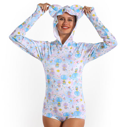 Rearz - Unisex Adult Hooded Bodysuit - Daydreamer