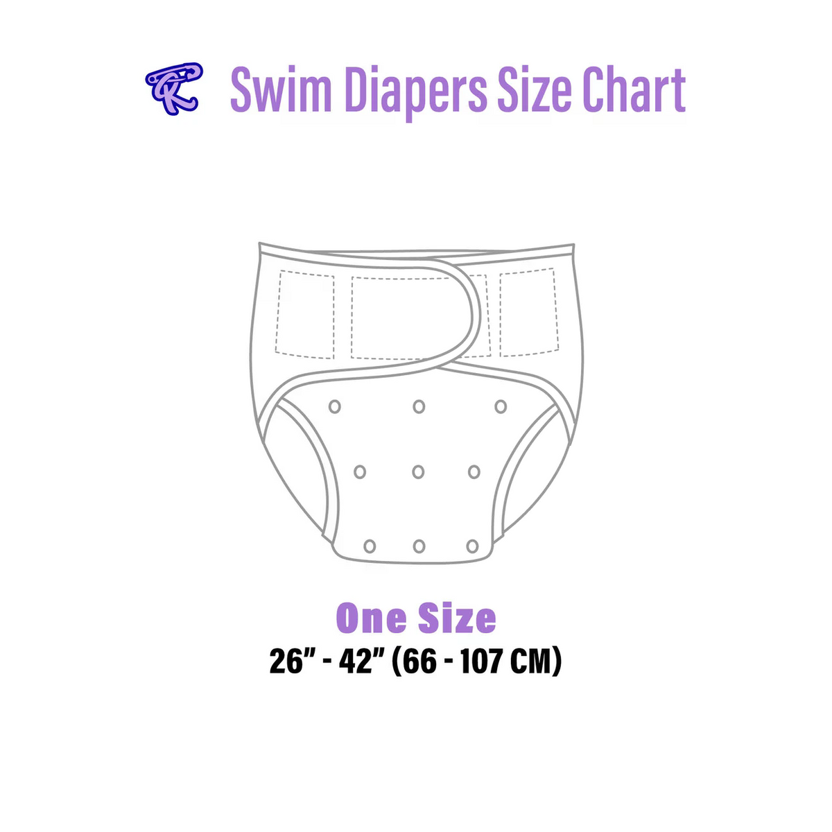 Rearz - Adult Swim Diaper - Splash