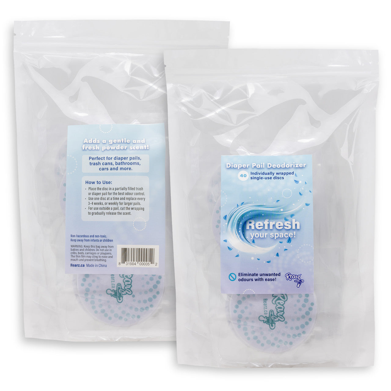 Rearz - Large Diaper Pail Deodorizer Discs