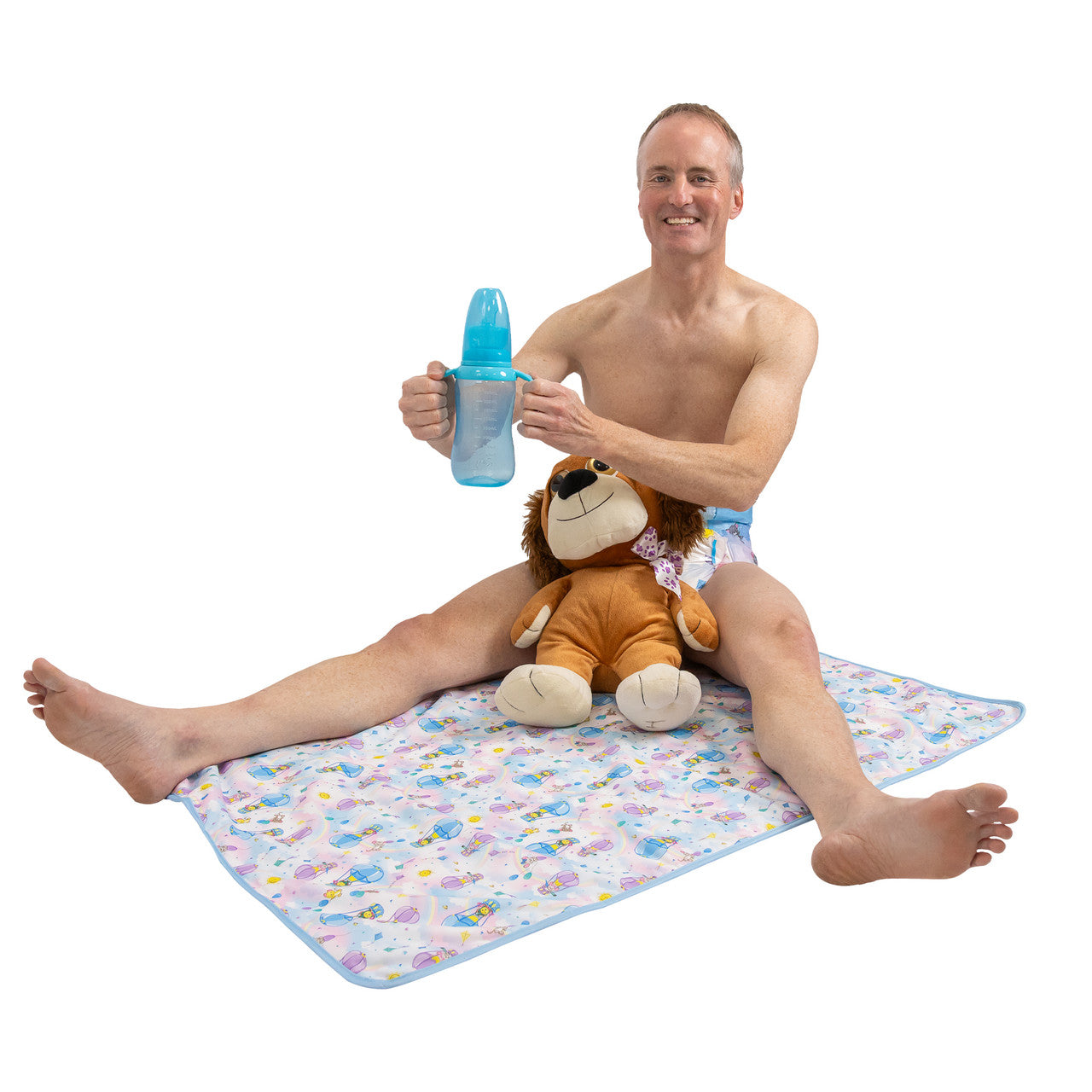Rearz - Easy Grip Adult Bottle - Blue