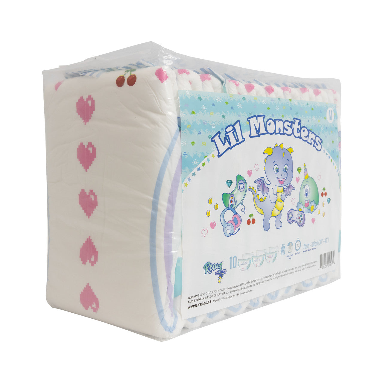 Rearz - Adult Diapers - Lil' Monsters