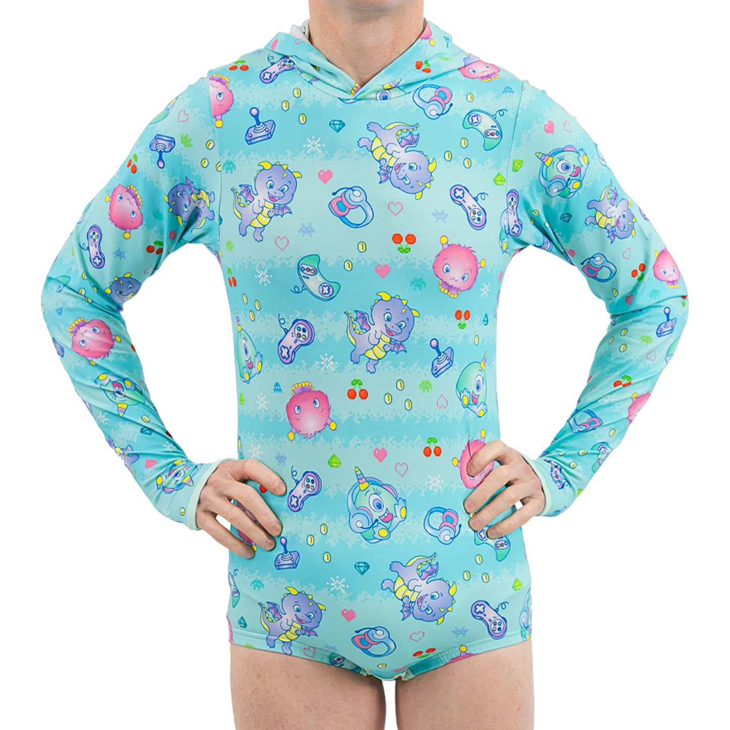 Rearz - Hooded Unisex Adult Bodysuit - Lil' Monsters
