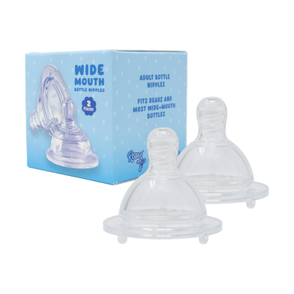 Rearz - Adult Silicone Bottle Nipples (2 Pack)