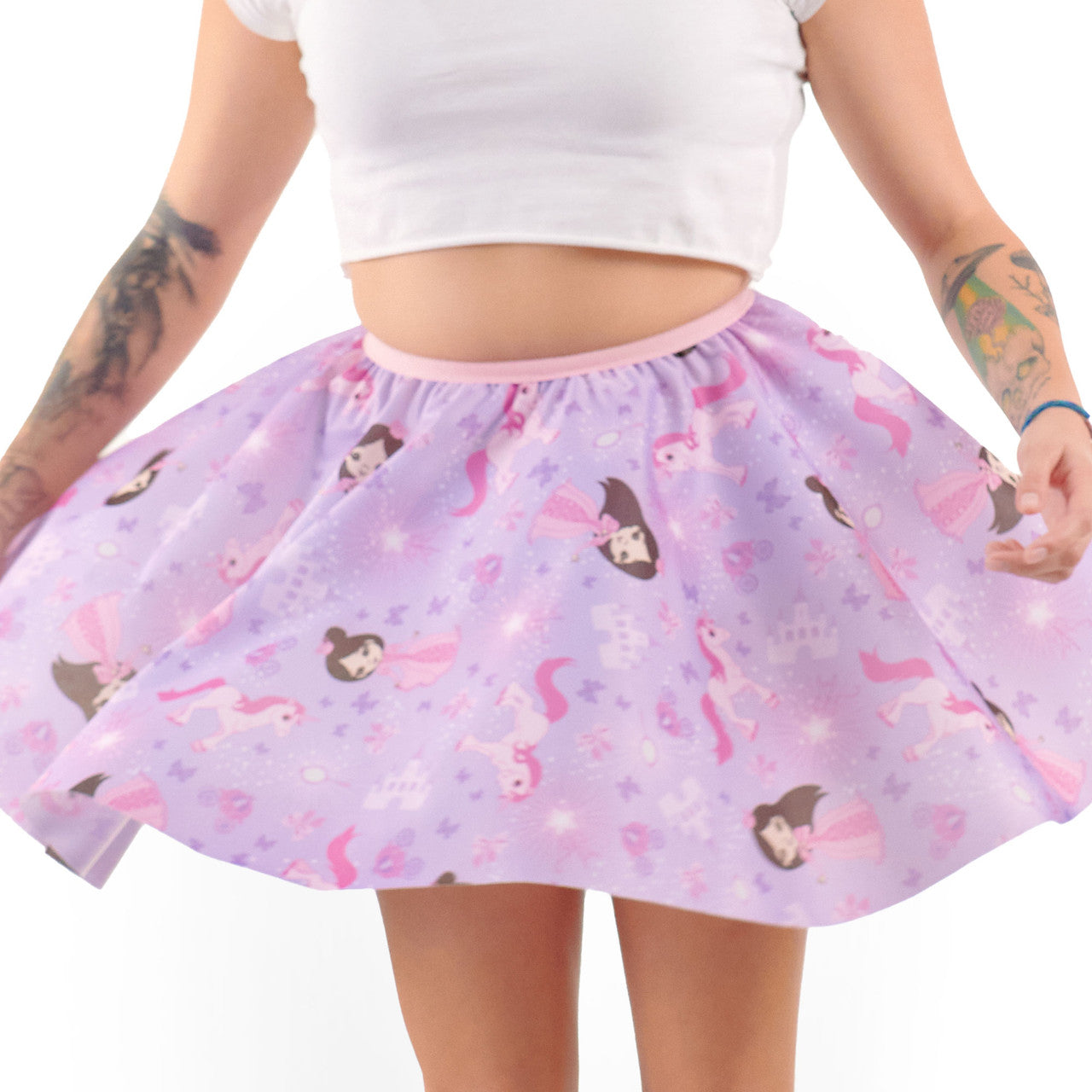 Rearz - Mini Skater Skirt - Princess Pink