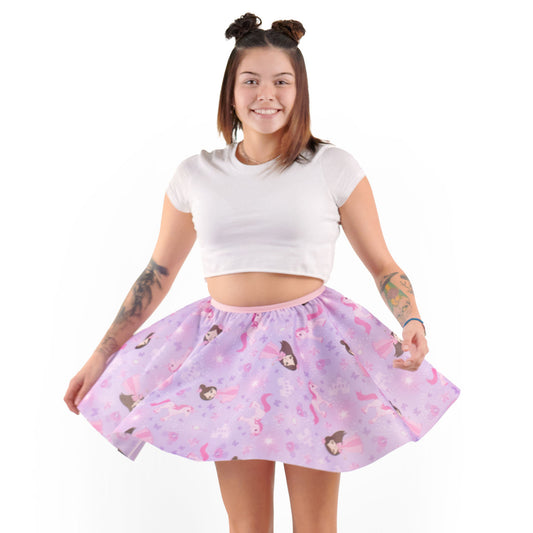 Rearz - Mini Skater Skirt - Princess Pink