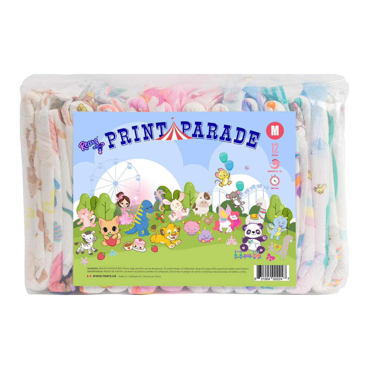 Rearz - Adult Diapers - Print Parade