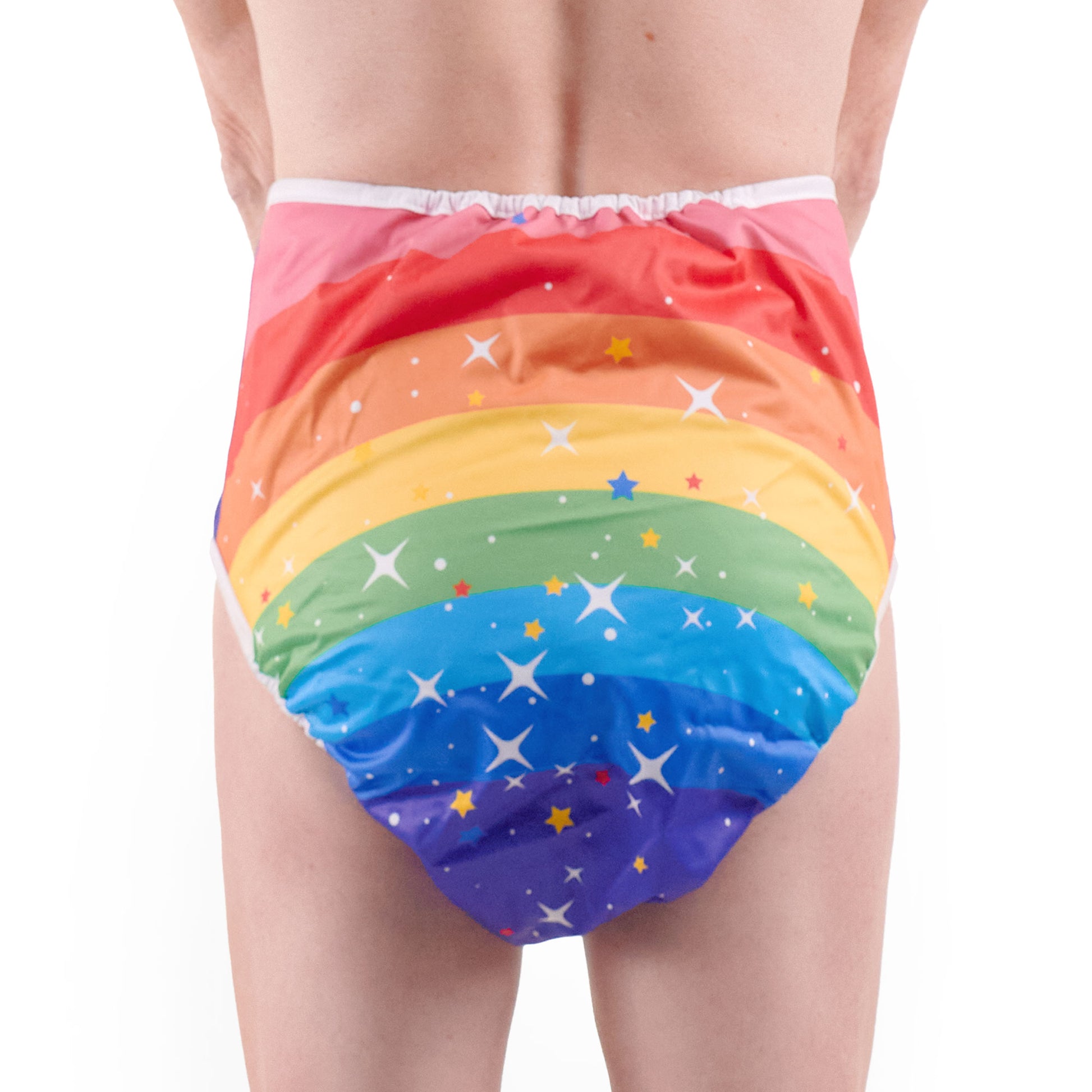 Rearz - Adult Diaper Cover/Wrap - Rainbow Star –