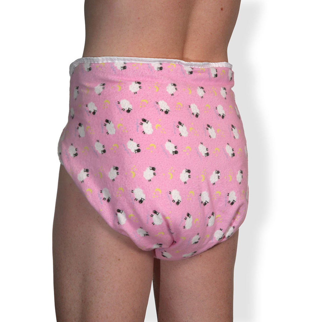 Rearz - Omutsu Bulky Cloth Nighttime Diaper - Pink Sheep