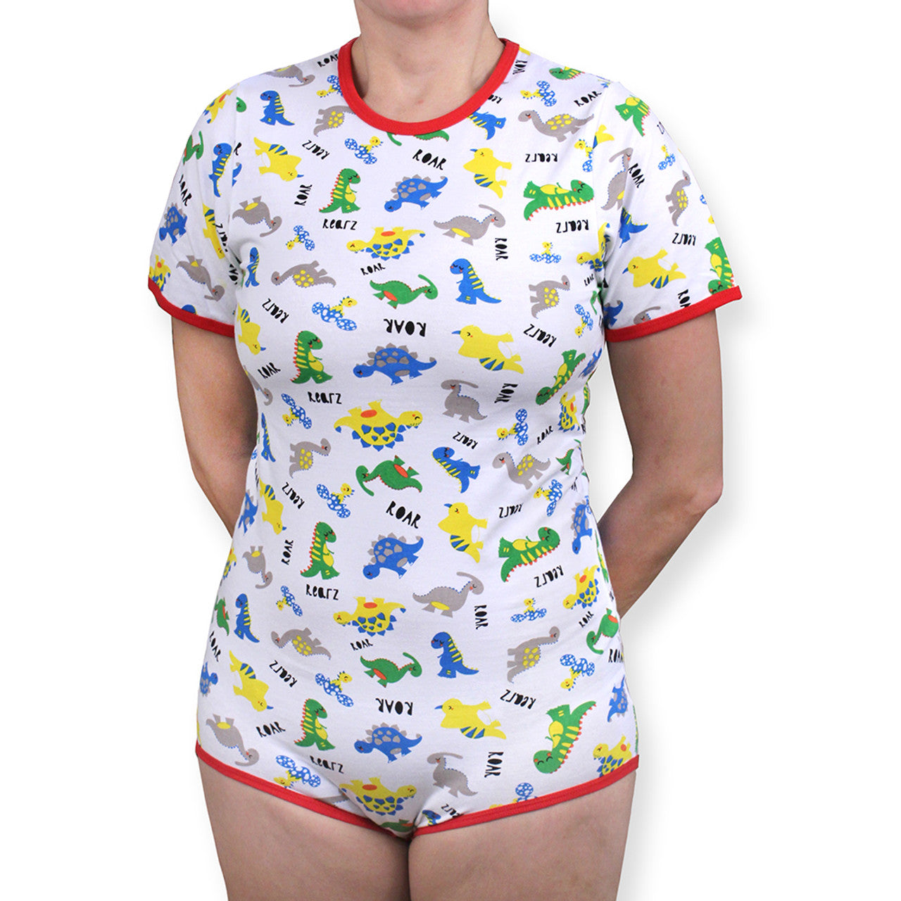 Rearz - Unisex Adult Bodysuit -Dinosaur