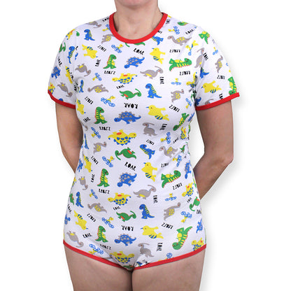 Rearz - Unisex Adult Bodysuit -Dinosaur